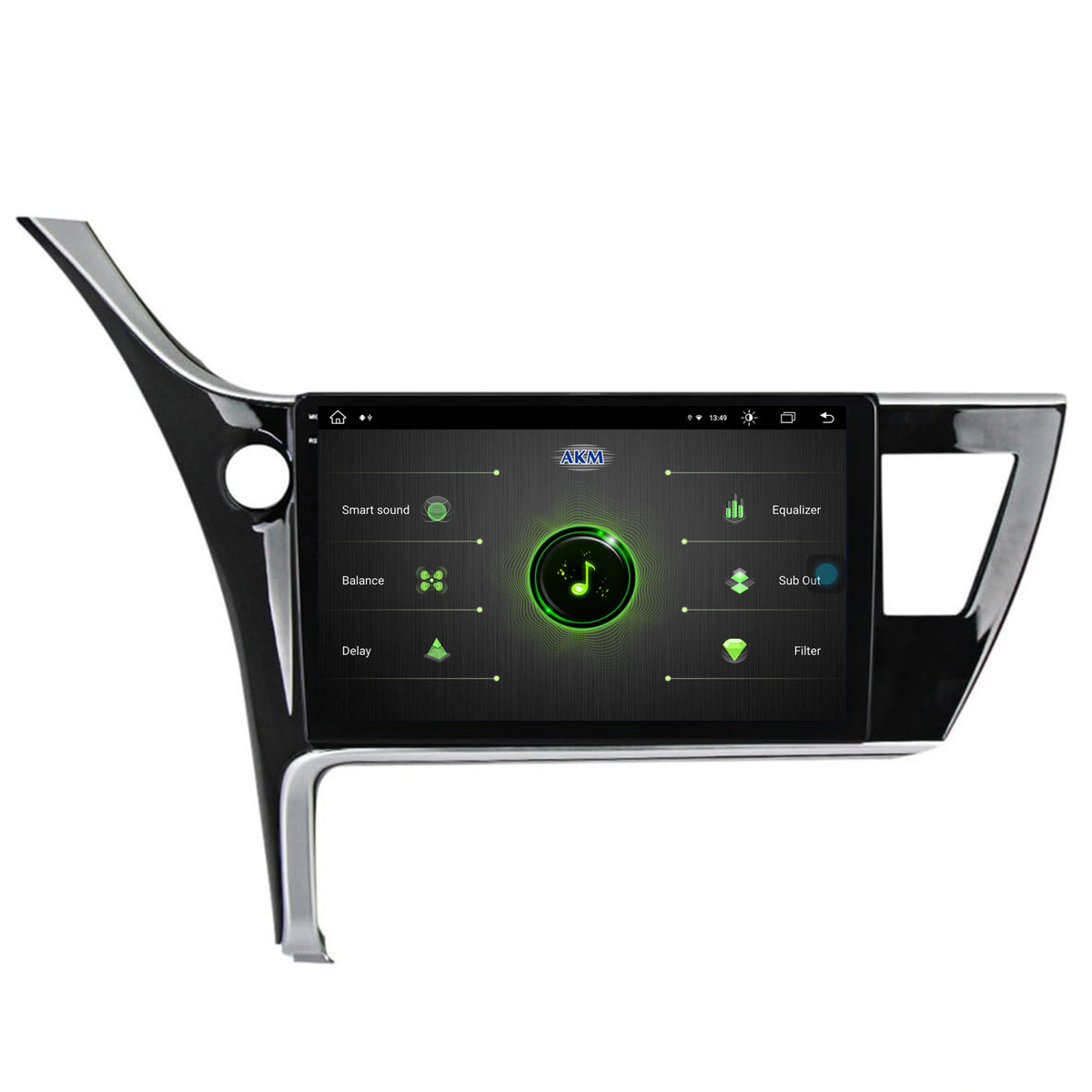 Navigatie Toyota Corolla / Auris (2017-2020), Android, V-Octacore / 4GB RAM + 64GB ROM, 10.36 Inch - AD-BGV10004+AD-BGRKIT079