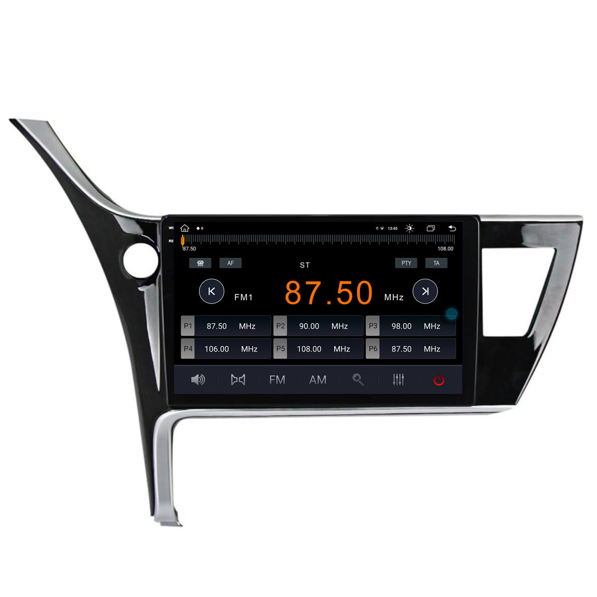Navigatie Toyota Corolla / Auris (2017-2020), Android, V-Octacore / 4GB RAM + 64GB ROM, 10.36 Inch - AD-BGV10004+AD-BGRKIT079