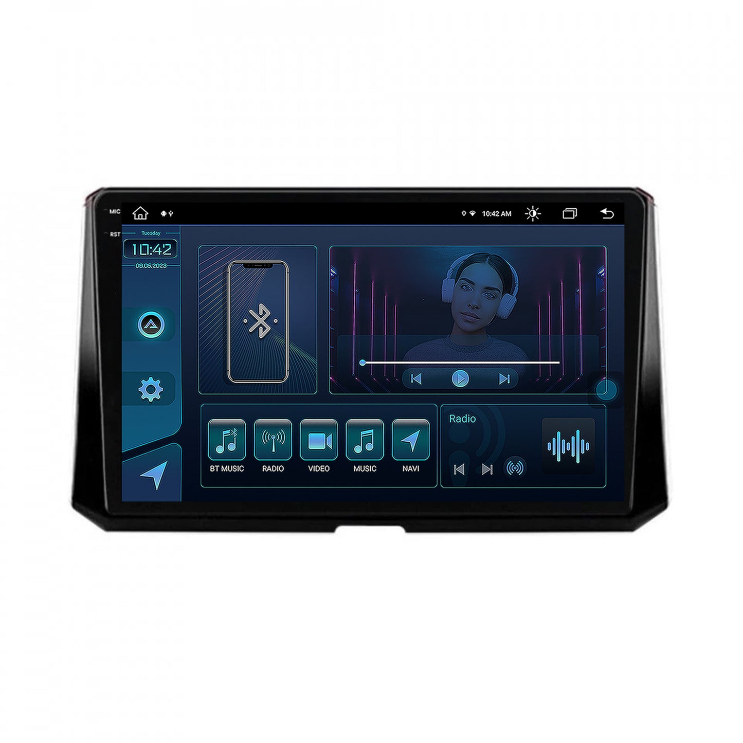 Navigatie Toyota Corolla (2019-2023), Android, X-Octacore / 8GB RAM + 256GB ROM, 10.36 Inch - AD-BGX10008+AD-BGRKIT059