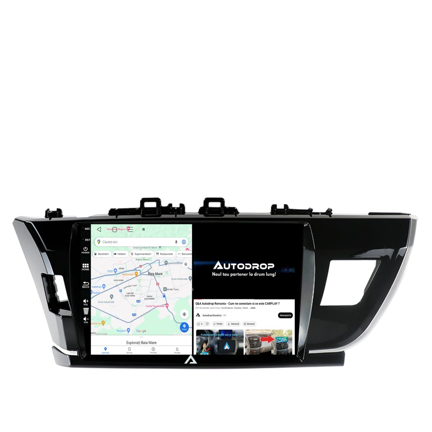 Navigatie Toyota Corolla (2012-2016), Android, E-Octacore / 2GB RAM + 32GB ROM, 10.1 Inch - AD-BGE10002+AD-BGRKIT076