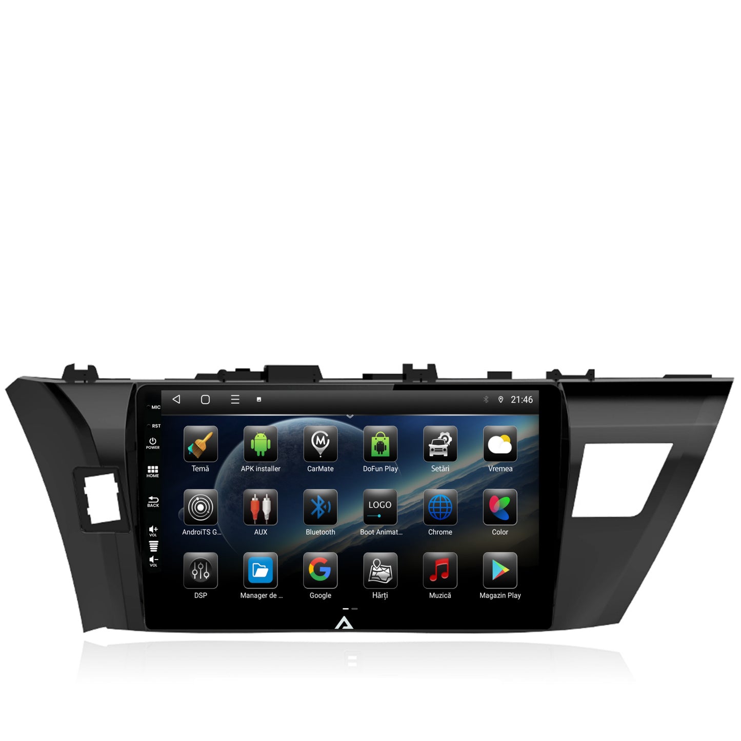 Navigatie Toyota Corolla (2012-2016), Android, P-Octacore / 2GB RAM + 32GB ROM, 10.1 Inch - AD-BGP10002+AD-BGRKIT058
