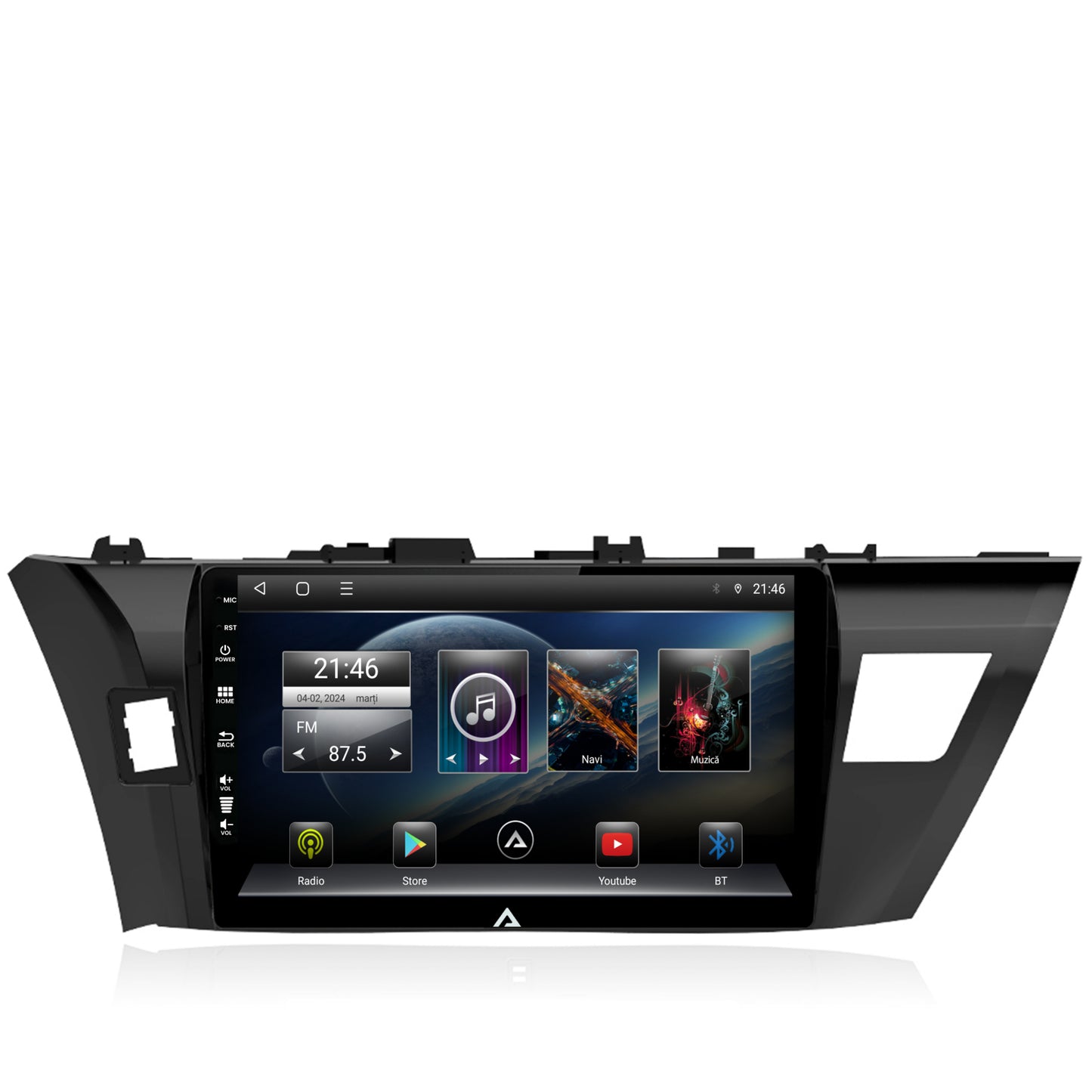 Navigatie Toyota Corolla (2012-2016), Android, P-Octacore / 2GB RAM + 32GB ROM, 10.1 Inch - AD-BGP10002+AD-BGRKIT058