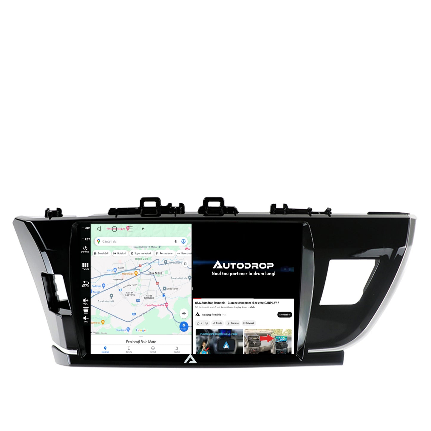 Navigatie Toyota Corolla (2012-2016), Android, P-Octacore / 2GB RAM + 32GB ROM, 10.1 Inch - AD-BGP10002+AD-BGRKIT076