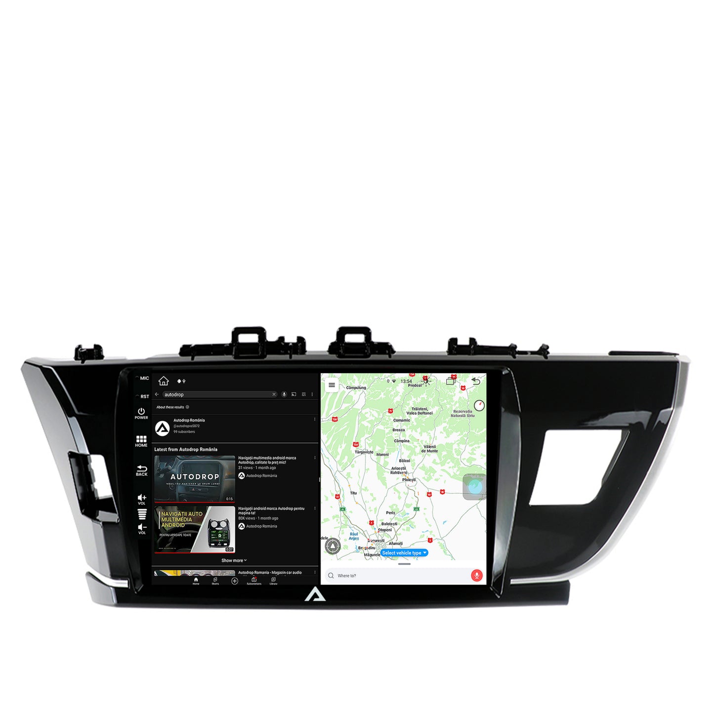 Navigatie Toyota Corolla (2012-2016), Android, Z-Octacore / 8GB RAM + 256GB ROM, 10.1 Inch - AD-BGZ10008+AD-BGRKIT076