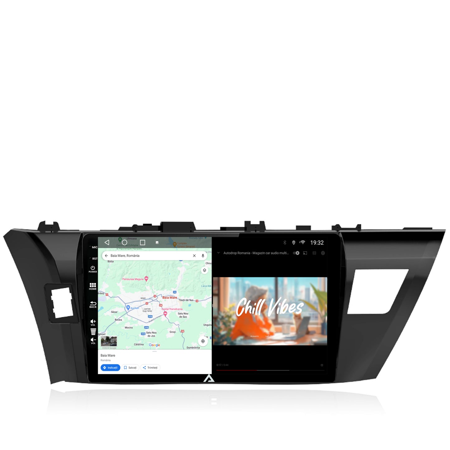 Navigatie Toyota Corolla (2012-2016), Android, A-Octacore / 4GB RAM + 64GB ROM, 10.1 Inch - AD-BGA10004+AD-BGRKIT058