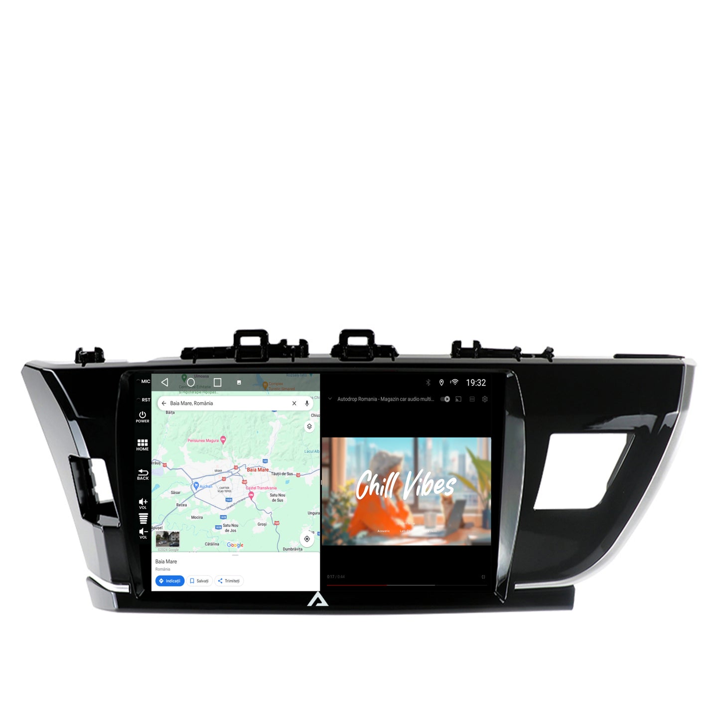 Navigatie Toyota Corolla (2012-2016), Android, A-Octacore / 4GB RAM + 64GB ROM, 10.1 Inch - AD-BGA10004+AD-BGRKIT076