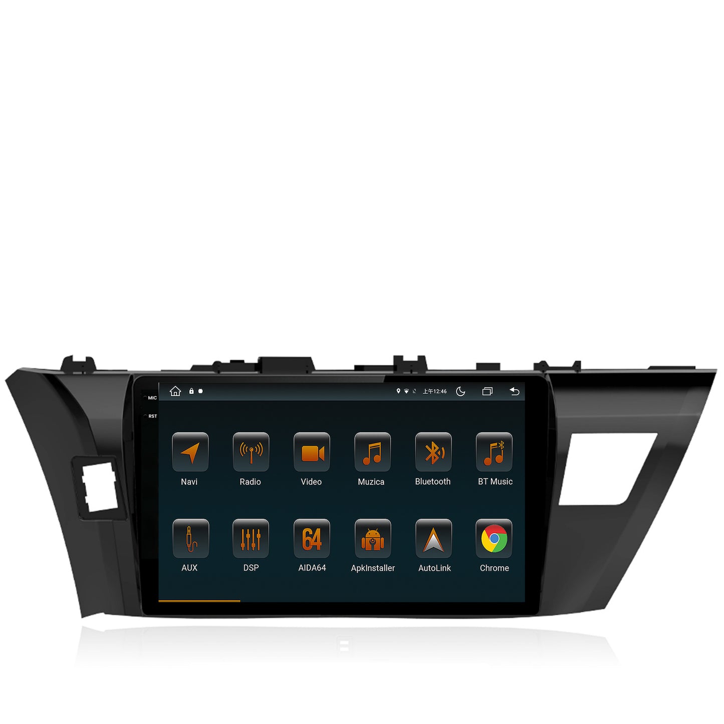 Navigatie Toyota Corolla (2012-2016), Android, V-Octacore / 4GB RAM + 64GB ROM, 10.36 Inch - AD-BGV10004+AD-BGRKIT058