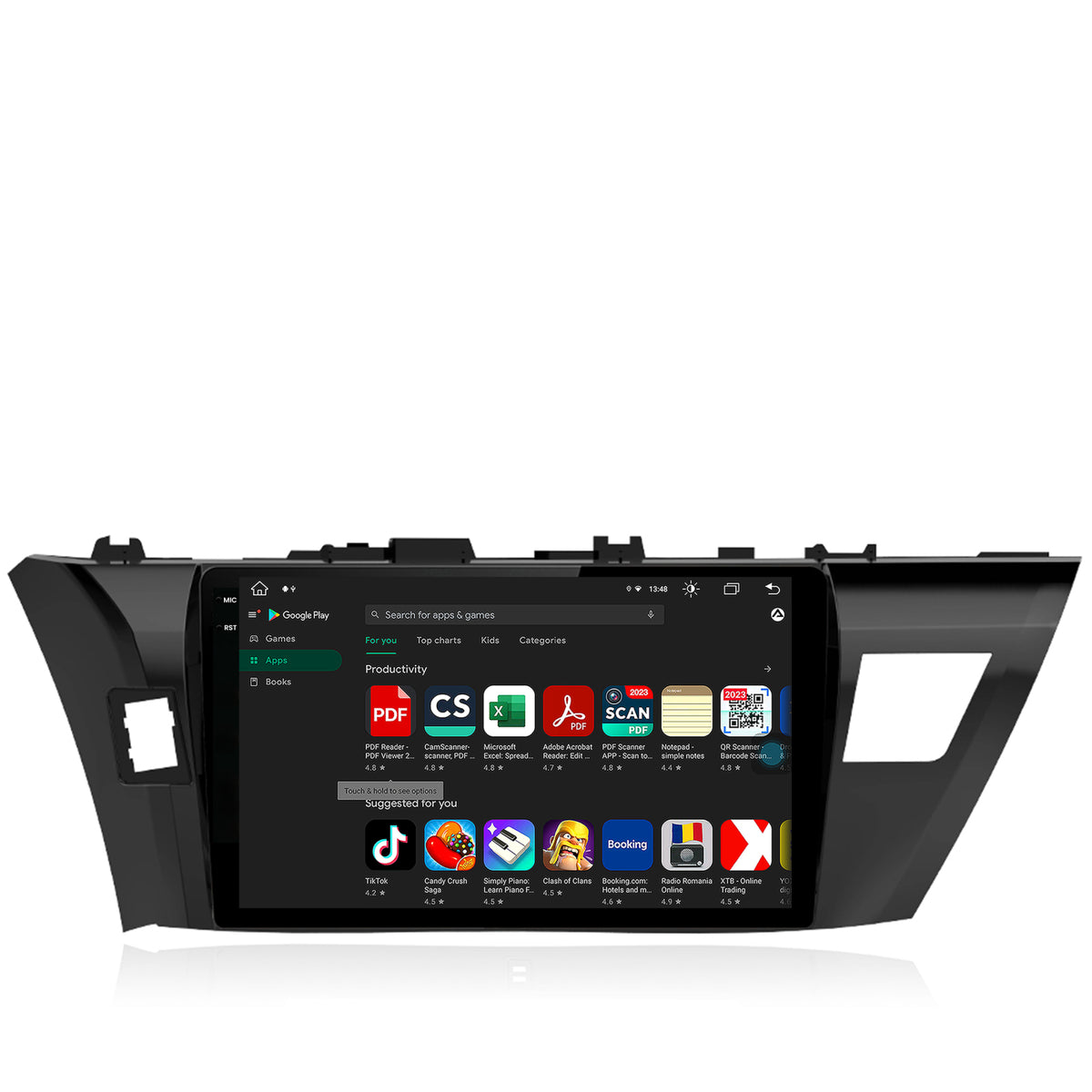 Navigatie Toyota Corolla (2012-2016), Android, X-Octacore / 8GB RAM + 256GB ROM, 10.36 Inch - AD-BGX10008+AD-BGRKIT058