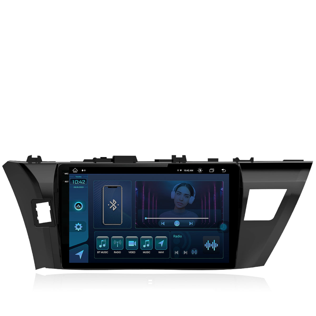 Navigatie Toyota Corolla (2012-2016), Android, X-Octacore / 8GB RAM + 256GB ROM, 10.36 Inch - AD-BGX10008+AD-BGRKIT076