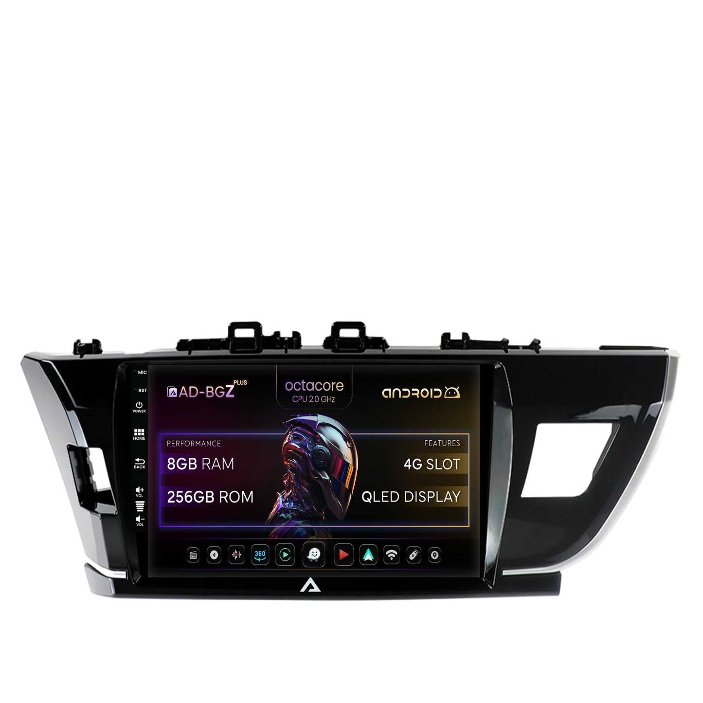 Navigatie Toyota Corolla (2012-2016), Android, Z-Octacore / 8GB RAM + 256GB ROM, 10.1 Inch - AD-BGZ10008+AD-BGRKIT076