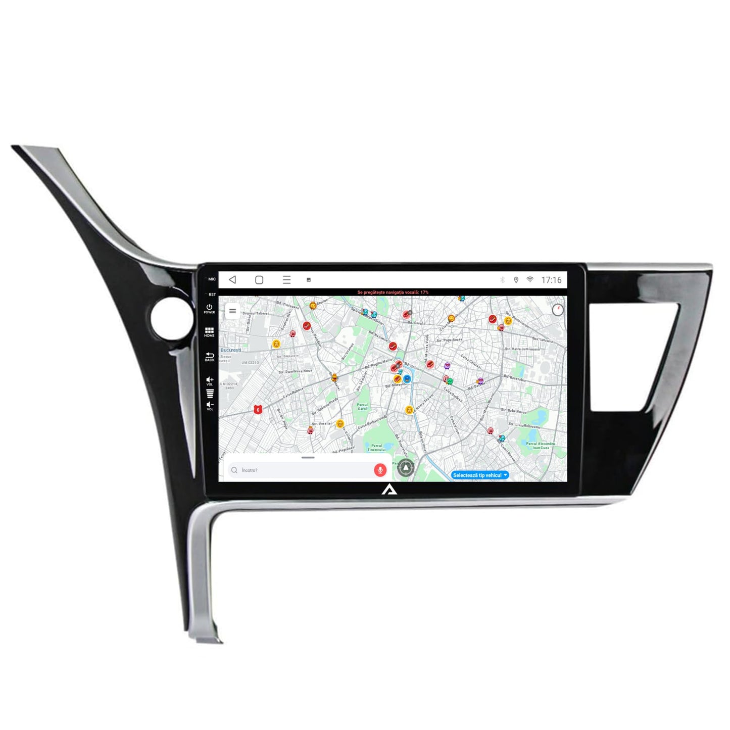 Navigatie Toyota Corolla / Auris (2017-2020), Android, A-Octacore / 4GB RAM + 64GB ROM, 9 Inch - AD-BGA9004+AD-BGRKIT079