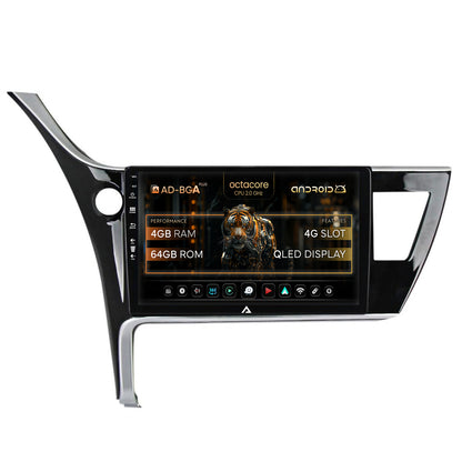 Navigatie Toyota Corolla / Auris (2017-2020), Android, A-Octacore / 4GB RAM + 64GB ROM, 9 Inch - AD-BGA9004+AD-BGRKIT079