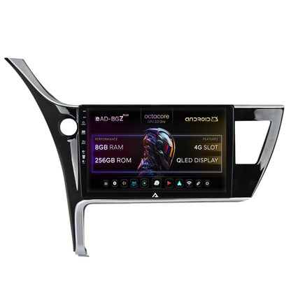 Navigatie Toyota Corolla / Auris (2017-2020), Android, Z-Octacore / 8GB RAM + 256GB ROM, 10.1 Inch - AD-BGZ10008+AD-BGRKIT079