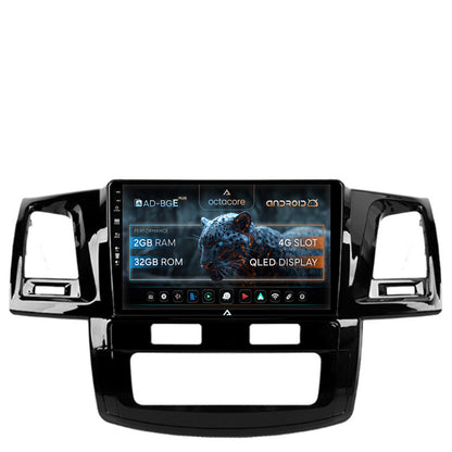Navigatie Toyota Hilux (2008-2014), Android, E-Octacore / 2GB RAM + 32GB ROM, 9 Inch - AD-BGE9002+AD-BGRKIT081