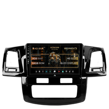 Navigatie Toyota Hilux (2008-2014), Android, A-Octacore / 4GB RAM + 64GB ROM, 9 Inch - AD-BGA9004+AD-BGRKIT081