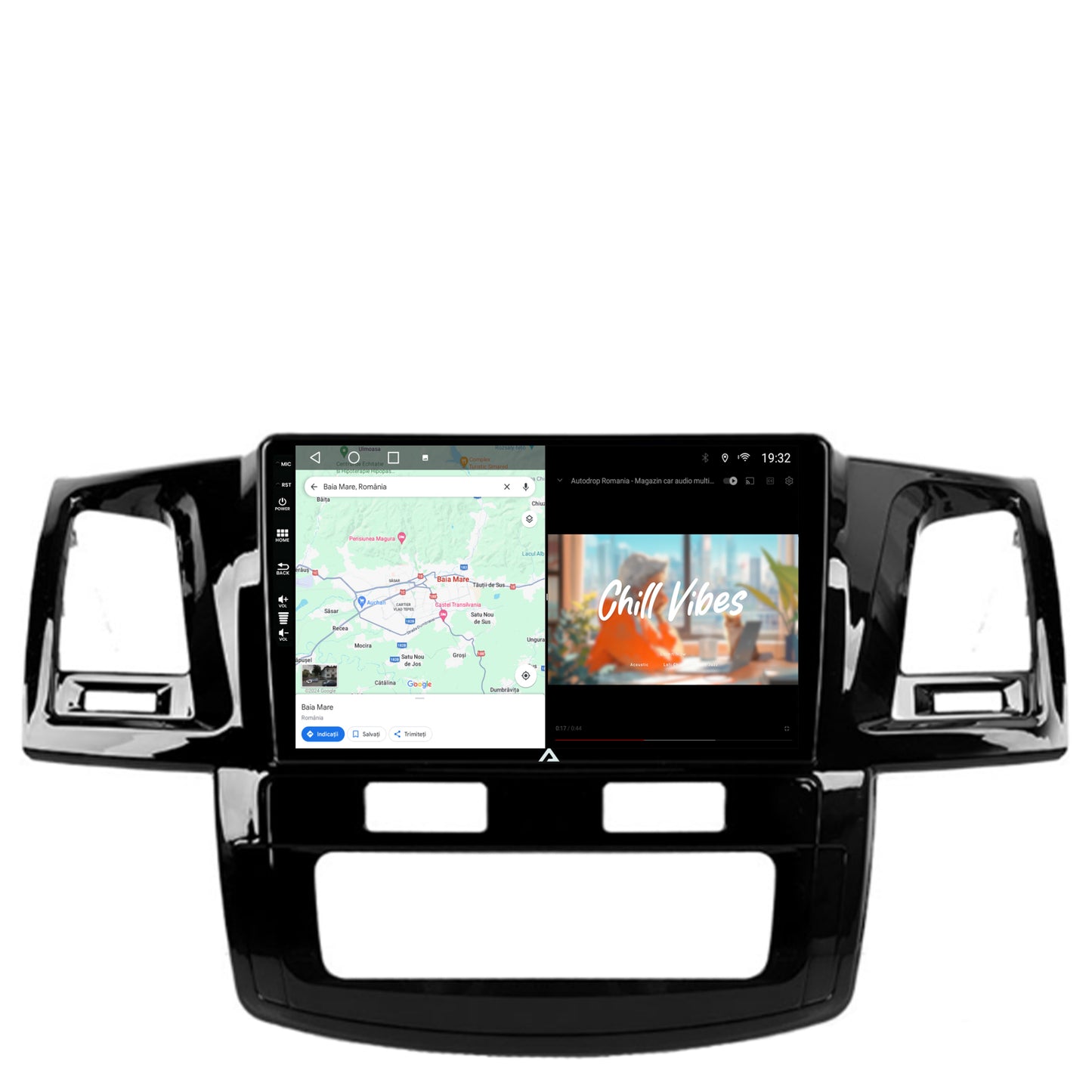 Navigatie Toyota Hilux (2008-2014), Android, A-Octacore / 4GB RAM + 64GB ROM, 9 Inch - AD-BGA9004+AD-BGRKIT081