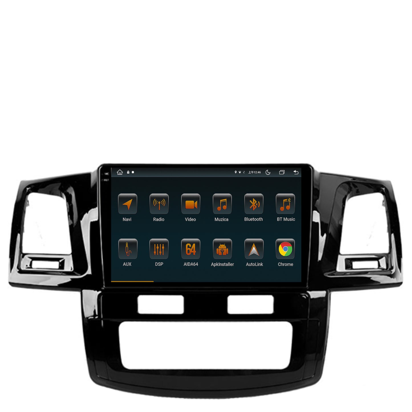 Navigatie Toyota Hilux (2008-2014), Android, V-Octacore / 4GB RAM + 64GB ROM, 9.5 Inch - AD-BGV9004+AD-BGRKIT081