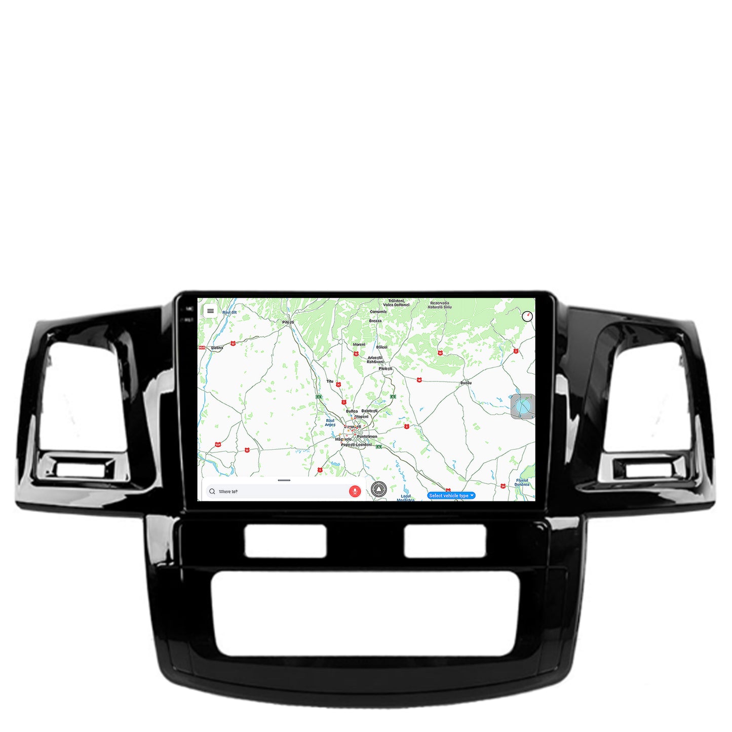 Navigatie Toyota Hilux (2008-2014), Android, V-Octacore / 4GB RAM + 64GB ROM, 9.5 Inch - AD-BGV9004+AD-BGRKIT081