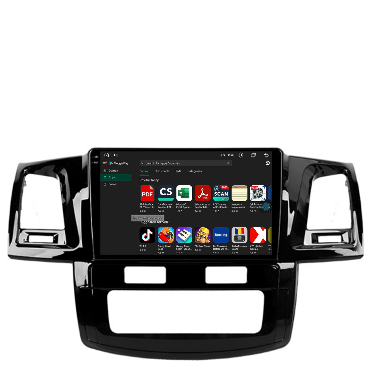 Navigatie Toyota Hilux (2008-2014), Android, X-Octacore / 8GB RAM + 256GB ROM, 9.5 Inch - AD-BGX9008+AD-BGRKIT081