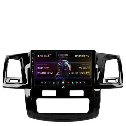 Navigatie Toyota Hilux (2008-2014), Android, Z-Octacore / 8GB RAM + 256GB ROM, 9 Inch - AD-BGZ9008+AD-BGRKIT081