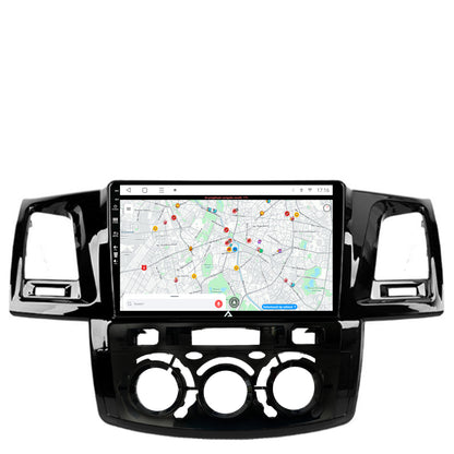 Navigatie Toyota Hilux (2008-2014) Clima Manuala, Android, E-Octacore / 2GB RAM + 32GB ROM, 9 Inch - AD-BGE9002+AD-BGRKIT082