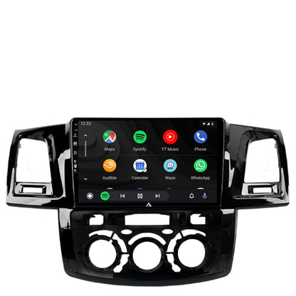 Navigatie Toyota Hilux (2008-2014) Clima Manuala, Android, E-Octacore / 2GB RAM + 32GB ROM, 9 Inch - AD-BGE9002+AD-BGRKIT082