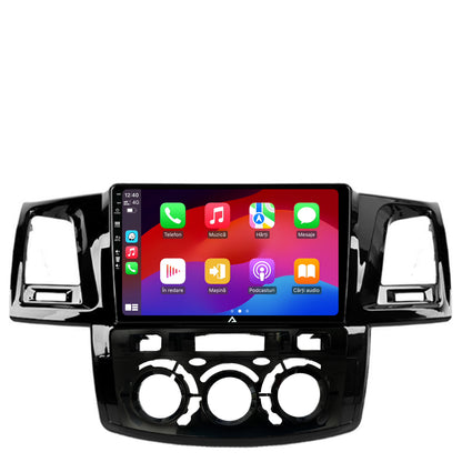Navigatie Toyota Hilux (2008-2014) Clima Manuala, Android, P-Octacore / 2GB RAM + 32GB ROM, 9 Inch - AD-BGP9002+AD-BGRKIT082