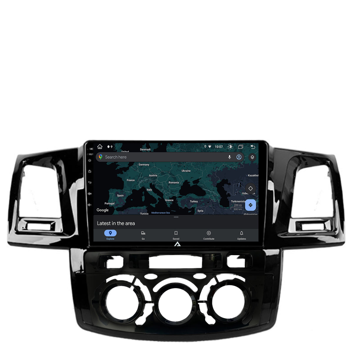 Navigatie Toyota Hilux (2008-2014) Clima Manuala, Android, Z-Octacore / 8GB RAM + 256GB ROM, 9 Inch - AD-BGZ9008+AD-BGRKIT082