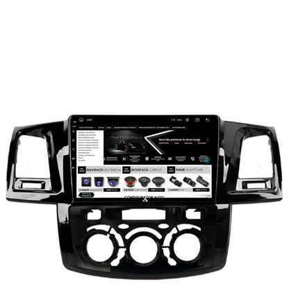 Navigatie Toyota Hilux (2008-2014) Clima Manuala, Android, Z-Octacore / 8GB RAM + 256GB ROM, 9 Inch - AD-BGZ9008+AD-BGRKIT082