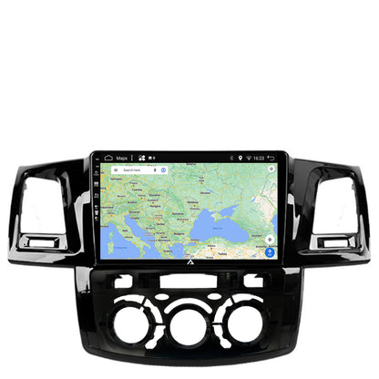 Navigatie Toyota Hilux (2008-2014) Clima Manuala, Android, A-Octacore / 4GB RAM + 64GB ROM, 9 Inch - AD-BGA9004+AD-BGRKIT082