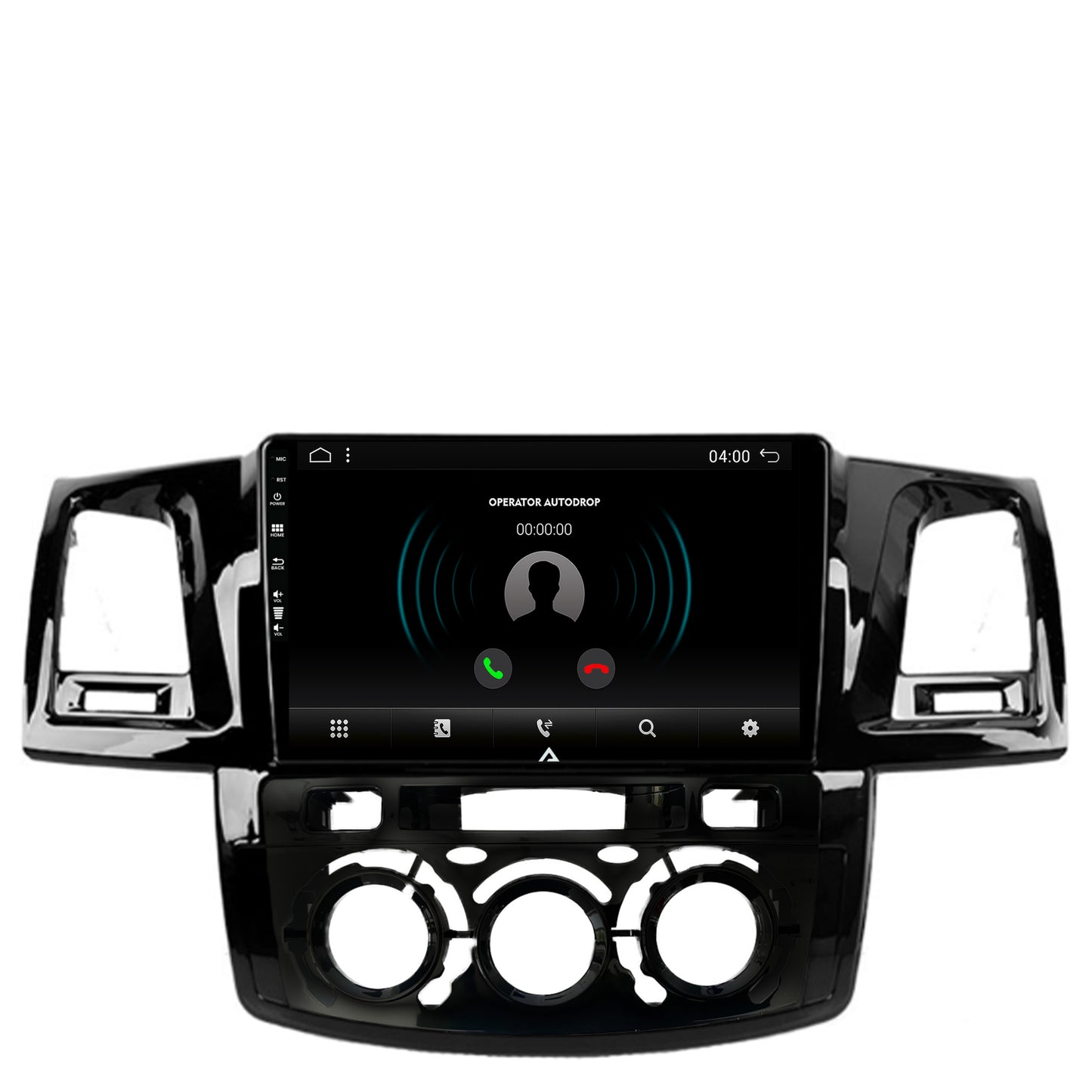 Navigatie Toyota Hilux (2008-2014) Clima Manuala, Android, A-Octacore / 4GB RAM + 64GB ROM, 9 Inch - AD-BGA9004+AD-BGRKIT082