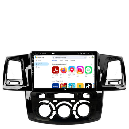 Navigatie Toyota Hilux (2008-2014) Clima Manuala, Android, A-Octacore / 4GB RAM + 64GB ROM, 9 Inch - AD-BGA9004+AD-BGRKIT082