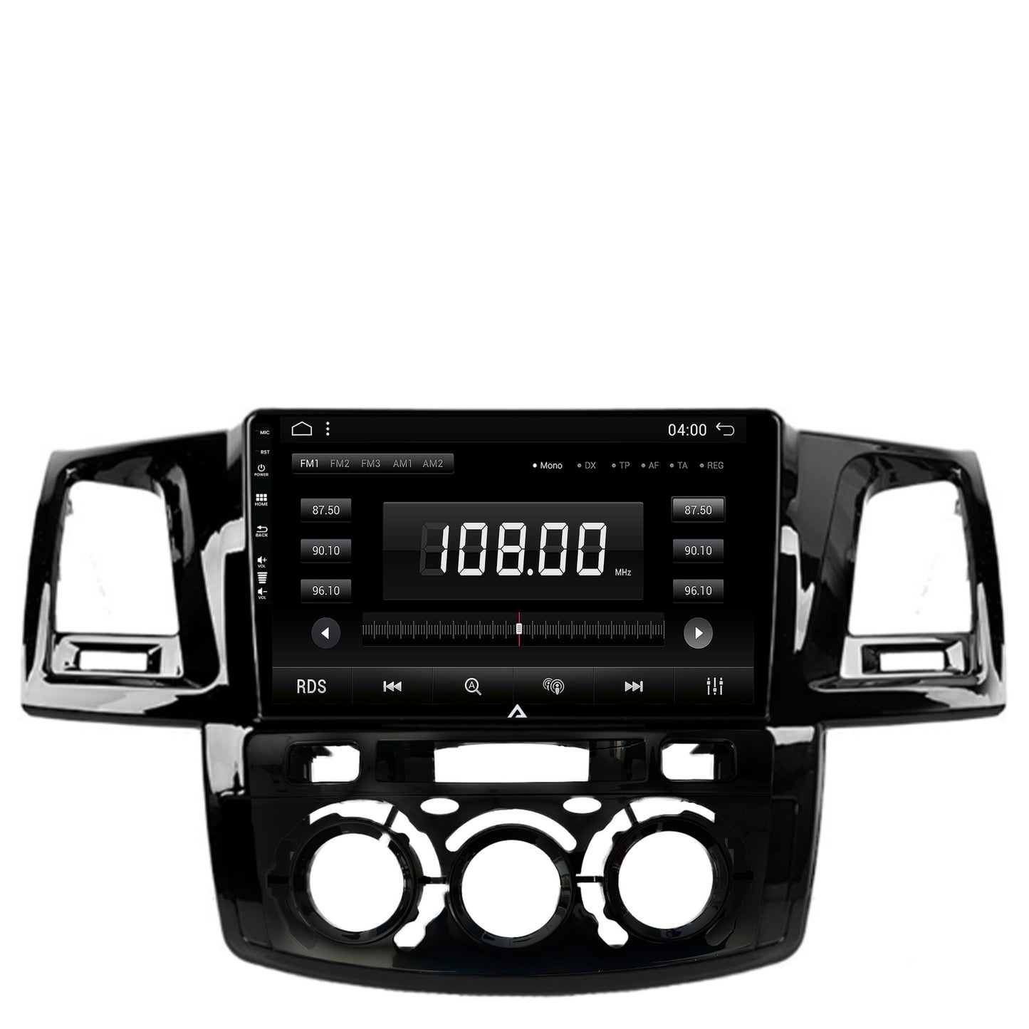 Navigatie Toyota Hilux (2008-2014) Clima Manuala, Android, A-Octacore / 4GB RAM + 64GB ROM, 9 Inch - AD-BGA9004+AD-BGRKIT082