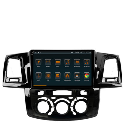 Navigatie Toyota Hilux (2008-2014) Clima Manuala, Android, V-Octacore / 4GB RAM + 64GB ROM, 9.5 Inch - AD-BGV9004+AD-BGRKIT082