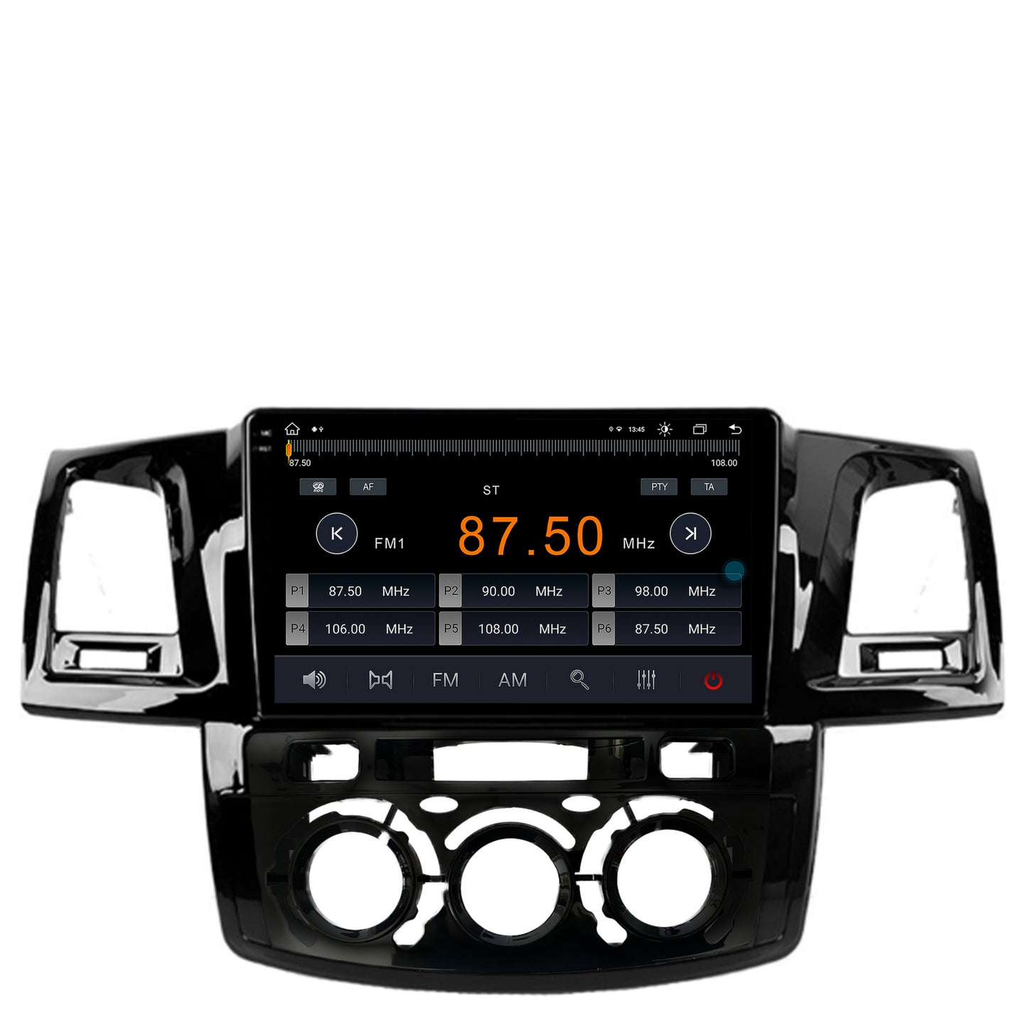 Navigatie Toyota Hilux (2008-2014) Clima Manuala, Android, X-Octacore / 8GB RAM + 256GB ROM, 9.5 Inch - AD-BGX9008+AD-BGRKIT082