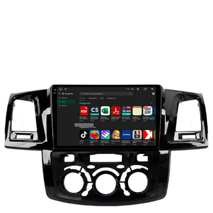 Navigatie Toyota Hilux (2008-2014) Clima Manuala, Android, X-Octacore / 8GB RAM + 256GB ROM, 9.5 Inch - AD-BGX9008+AD-BGRKIT082