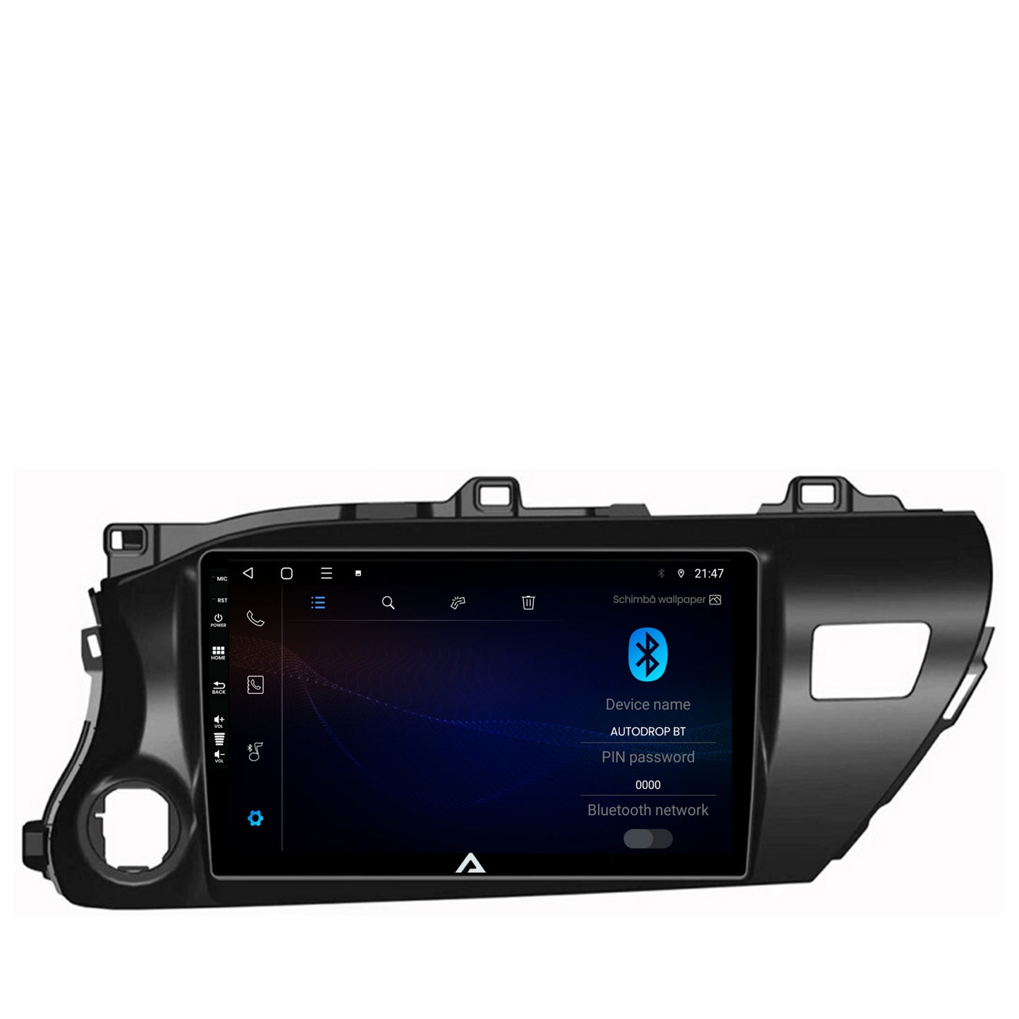 Navigatie Toyota Hilux (2015+), Android, E-Octacore / 2GB RAM + 32GB ROM, 10.1 Inch - AD-BGE10002+AD-BGRKIT086