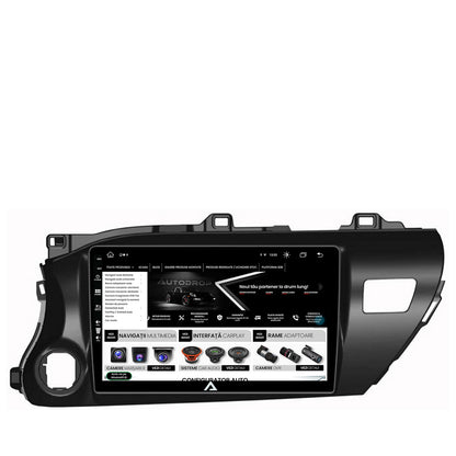 Navigatie Toyota Hilux (2015+), Android, Z-Octacore / 8GB RAM + 256GB ROM, 9 Inch - AD-BGZ10008+AD-BGRKIT086