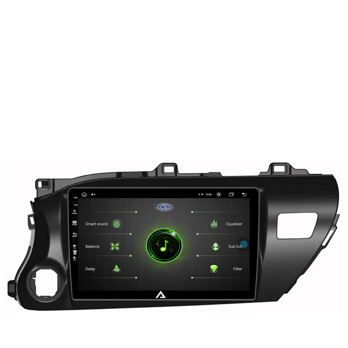 Navigatie Toyota Hilux (2015+), Android, Z-Octacore / 8GB RAM + 256GB ROM, 9 Inch - AD-BGZ10008+AD-BGRKIT086