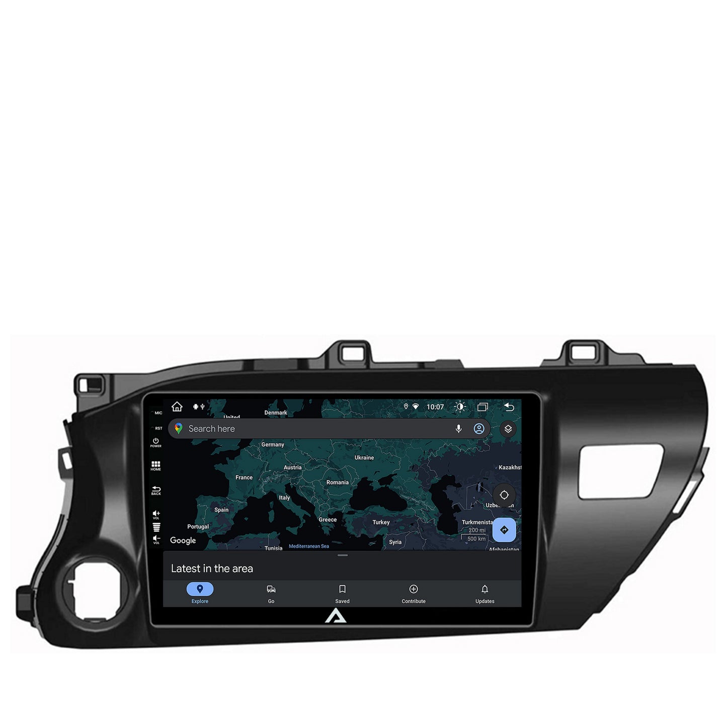 Navigatie Toyota Hilux (2015+), Android, Z-Octacore / 8GB RAM + 256GB ROM, 9 Inch - AD-BGZ10008+AD-BGRKIT086