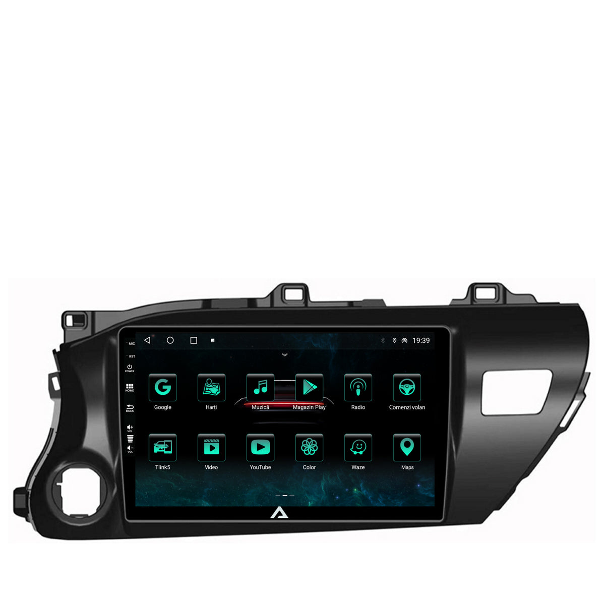 Navigatie Toyota Hilux (2015+), Android, A-Octacore / 4GB RAM + 64GB ROM, 10.1 Inch - AD-BGA10004+AD-BGRKIT086