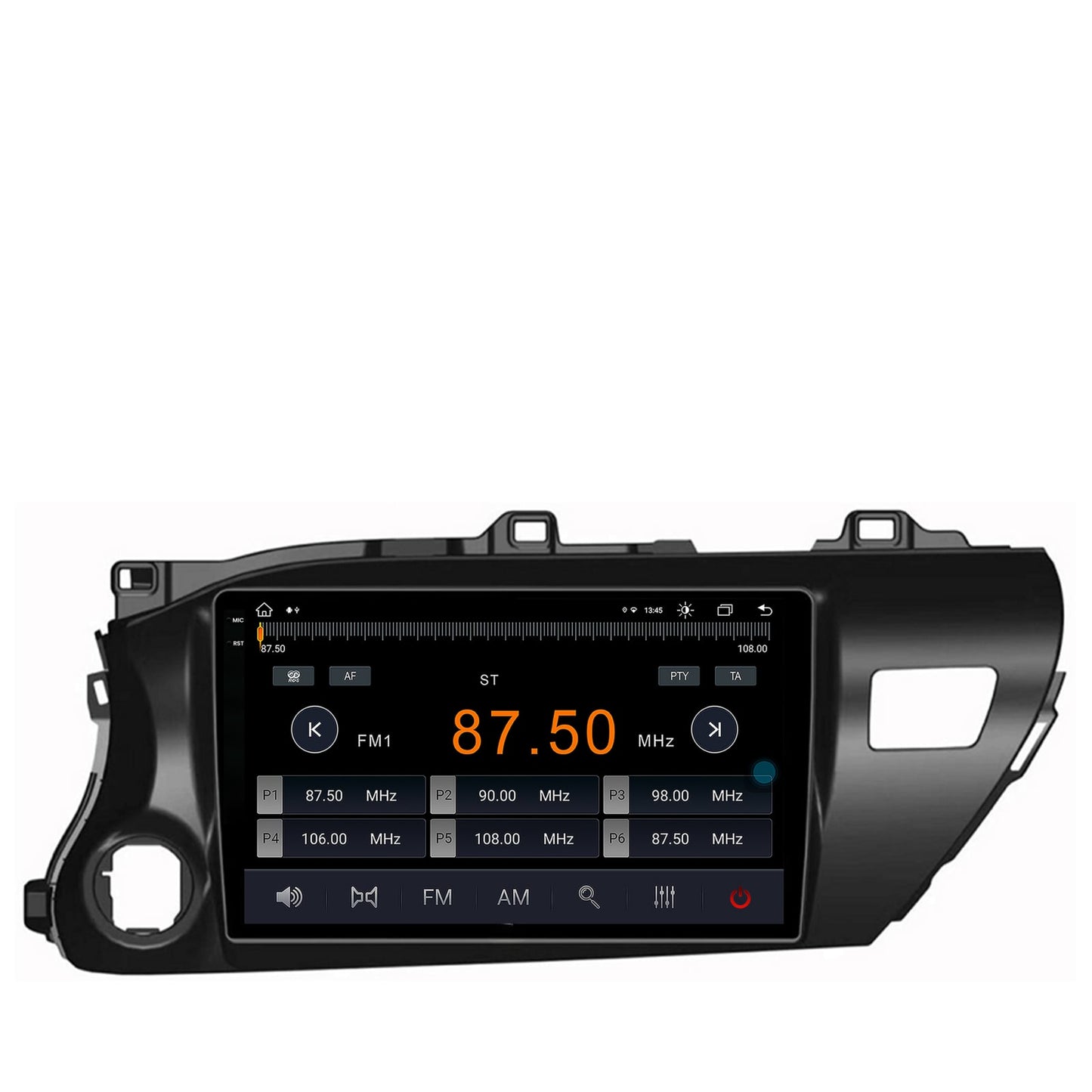 Navigatie Toyota Hilux (2015+), Android, V-Octacore / 4GB RAM + 64GB ROM, 10.36 Inch - AD-BGV10004+AD-BGRKIT086