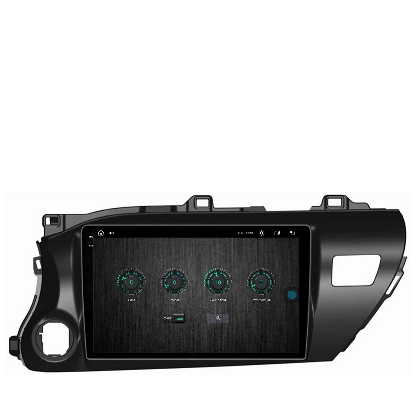 Navigatie Toyota Hilux (2015+), Android, V-Octacore / 4GB RAM + 64GB ROM, 10.36 Inch - AD-BGV10004+AD-BGRKIT086