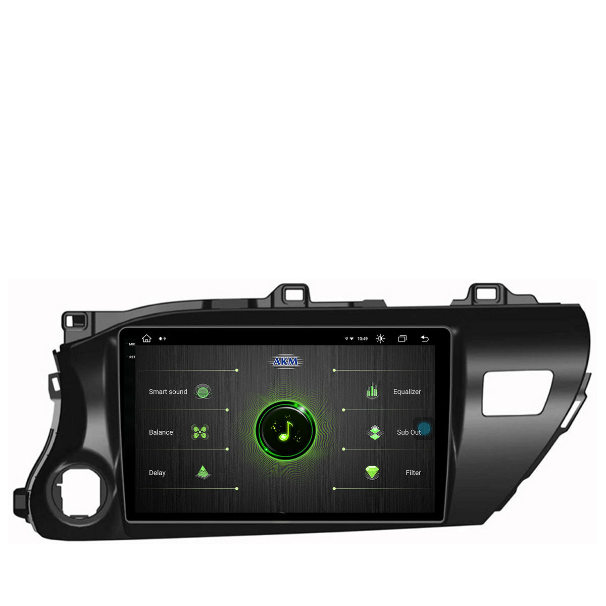 Navigatie Toyota Hilux (2015+), Android, X-Octacore / 8GB RAM + 256GB ROM, 10.36 Inch - AD-BGX10008+AD-BGRKIT086