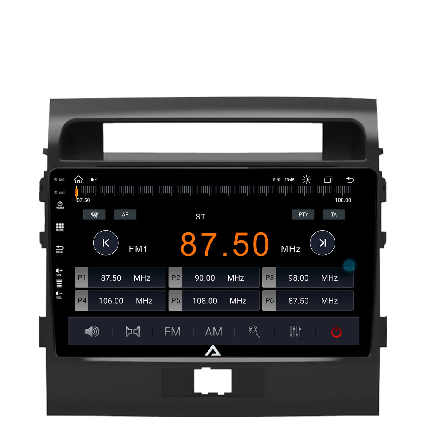 Navigatie Toyota Land Cruiser 200 (2007-2015), Android, Z-Octacore / 8GB RAM + 256GB ROM, 9 Inch - AD-BGZ9008+AD-BGRKIT075