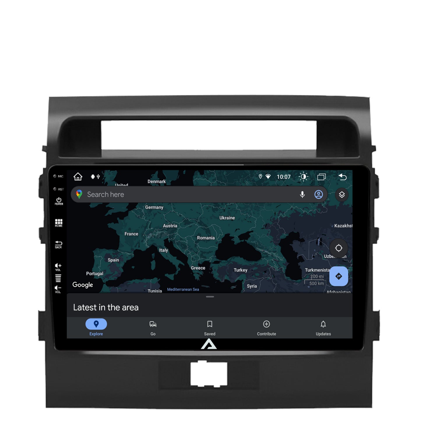 Navigatie Toyota Land Cruiser 200 (2007-2015), Android, Z-Octacore / 8GB RAM + 256GB ROM, 9 Inch - AD-BGZ9008+AD-BGRKIT075