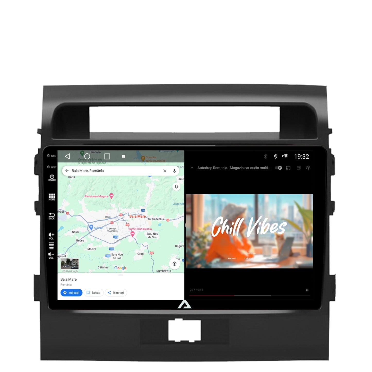 Navigatie Toyota Land Cruiser 200 (2007-2015), Android, A-Octacore / 4GB RAM + 64GB ROM, 9 Inch - AD-BGA9004+AD-BGRKIT075