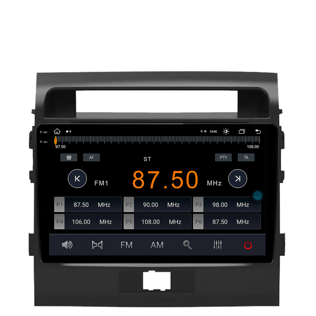 Navigatie Toyota Land Cruiser 200 (2007-2015), Android, V-Octacore / 4GB RAM + 64GB ROM, 9.5 Inch - AD-BGV9004+AD-BGRKIT075