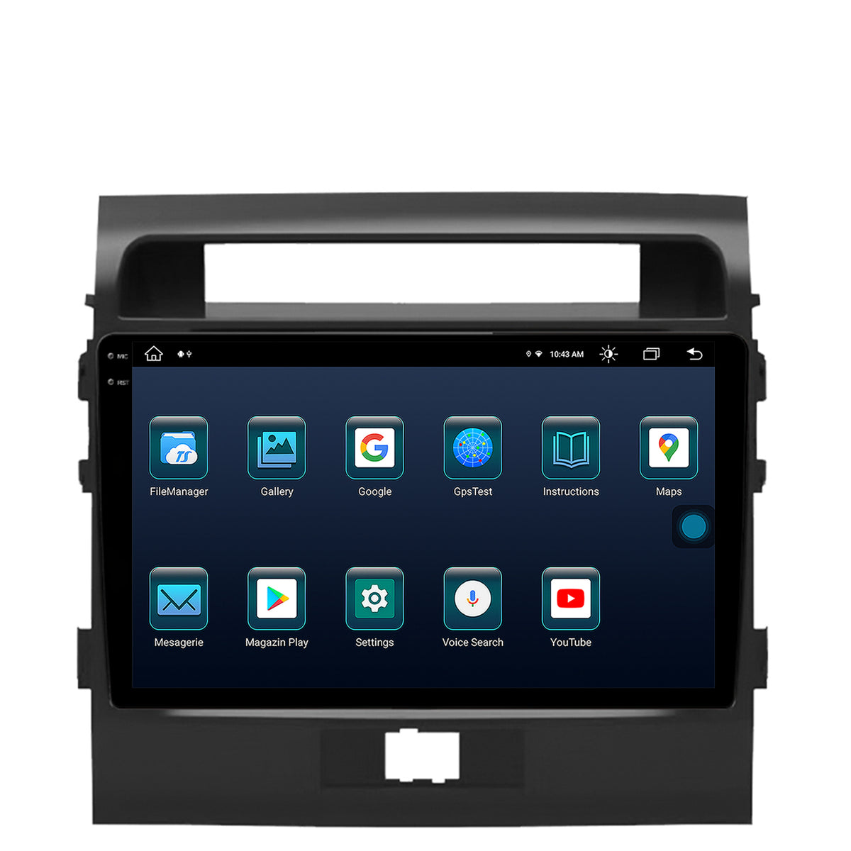 Navigatie Toyota Land Cruiser 200 (2007-2015), Android, X-Octacore / 8GB RAM + 256GB ROM, 9.5 Inch - AD-BGX9008+AD-BGRKIT075