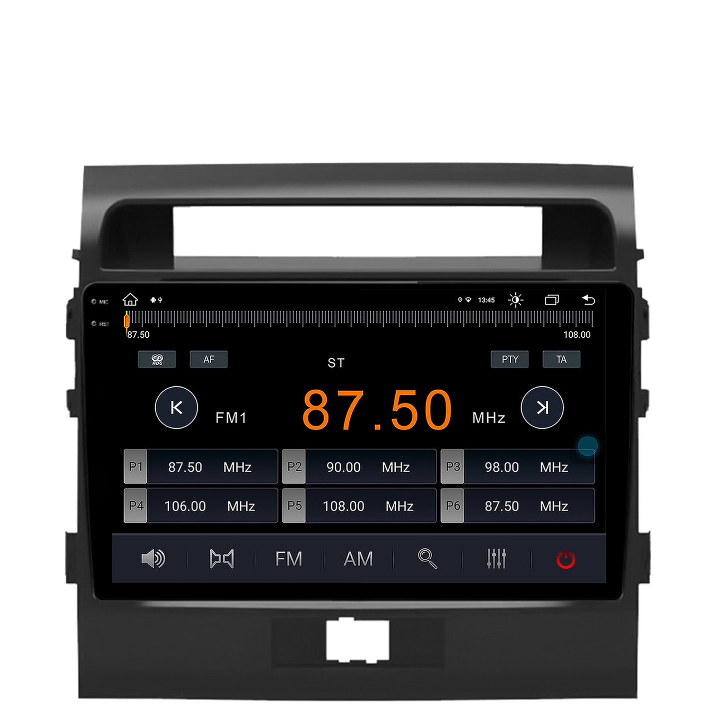 Navigatie Toyota Land Cruiser 200 (2007-2015), Android, X-Octacore / 8GB RAM + 256GB ROM, 9.5 Inch - AD-BGX9008+AD-BGRKIT075